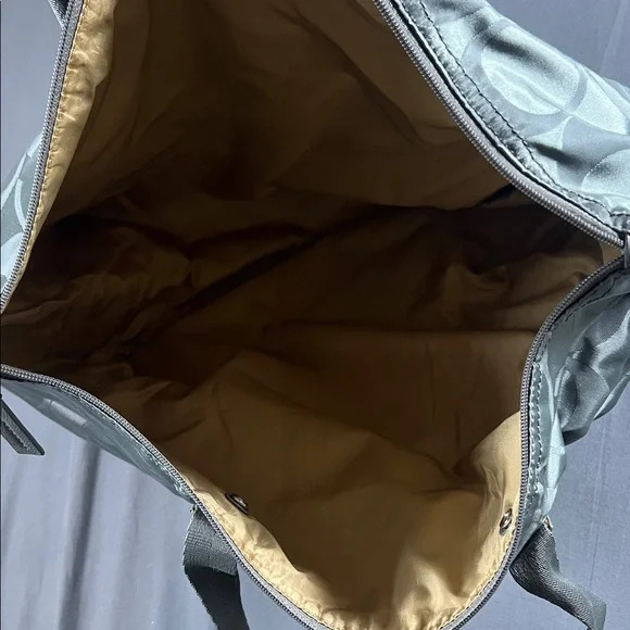 Coach Signature Nylon Packable Tote with Pouch G0019 - Picture 3 of 7